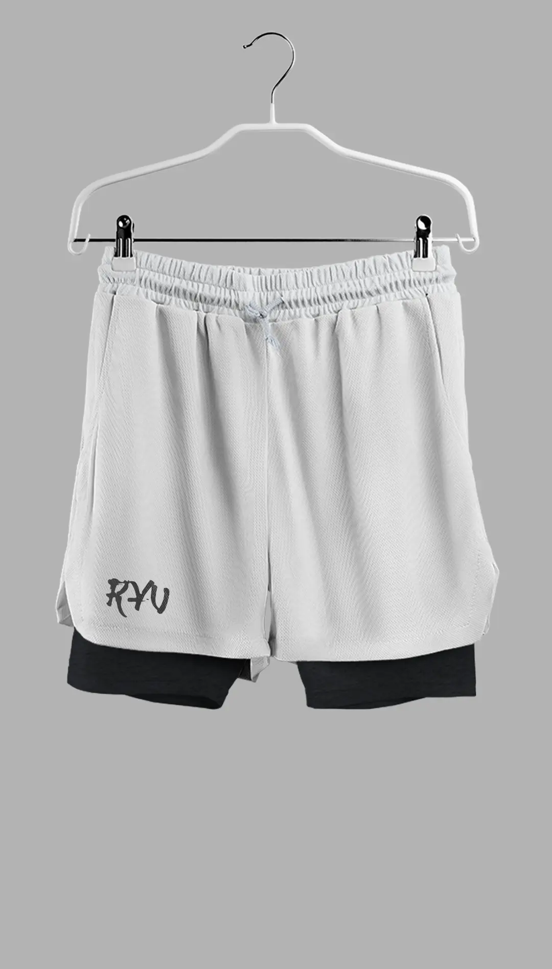 RYU Men's Training Shorts - White RYU Men's Training Shorts - White